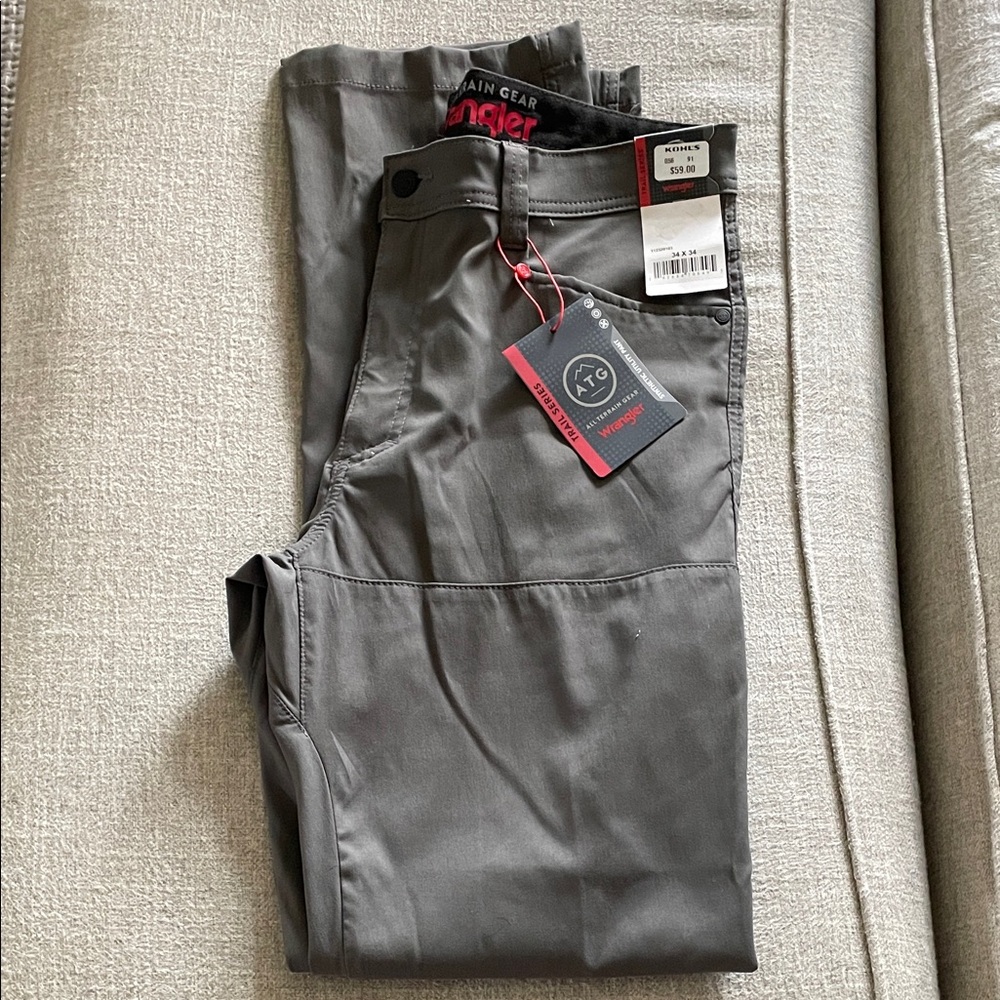 Wrangler Men's Cargo Pants in Gray